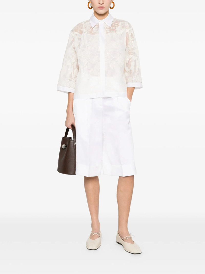 Peserico Sequin Button-up Shirt 4