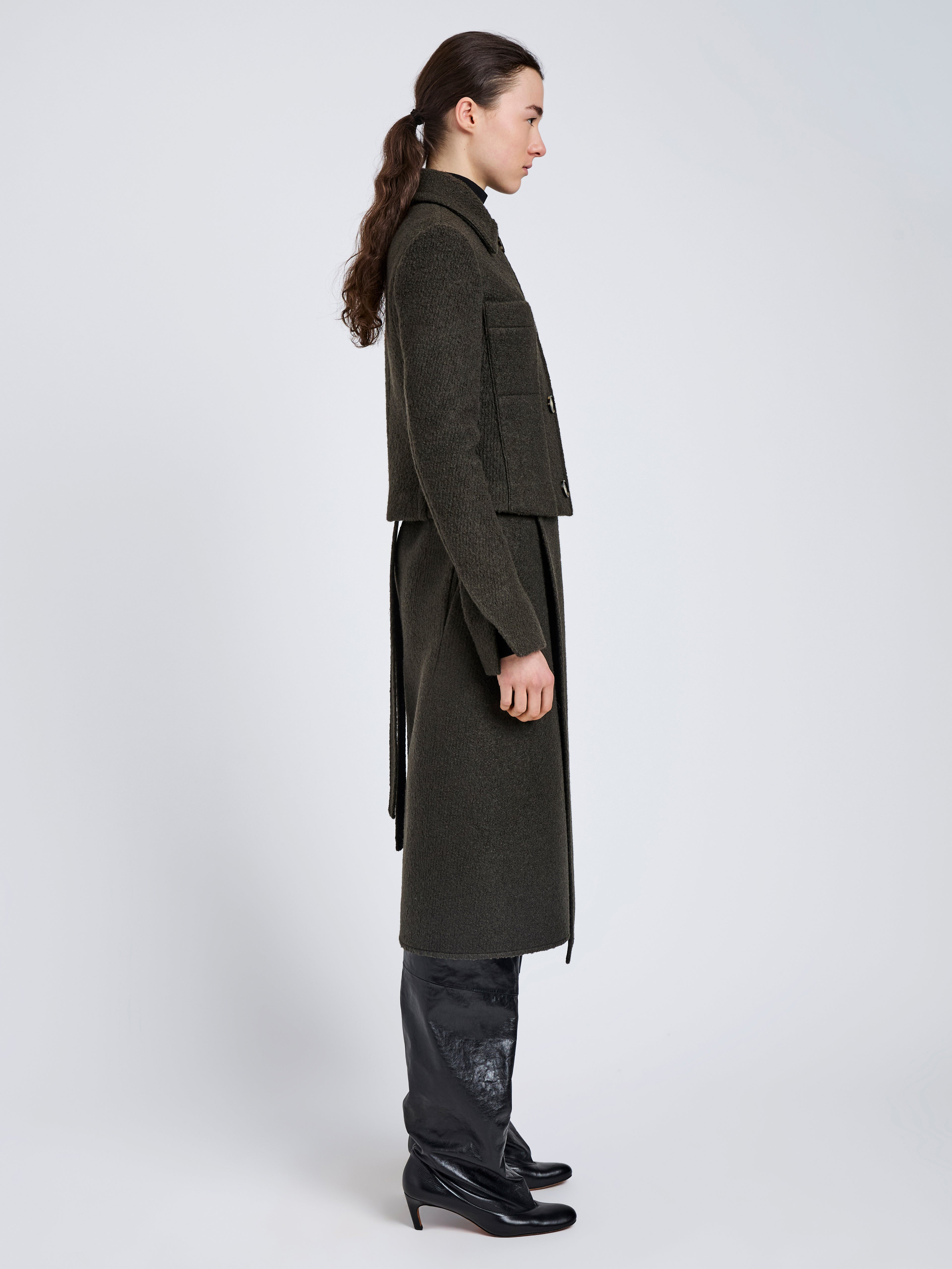 Kinsley Jacket in Boucle Twill Suiting - 4
