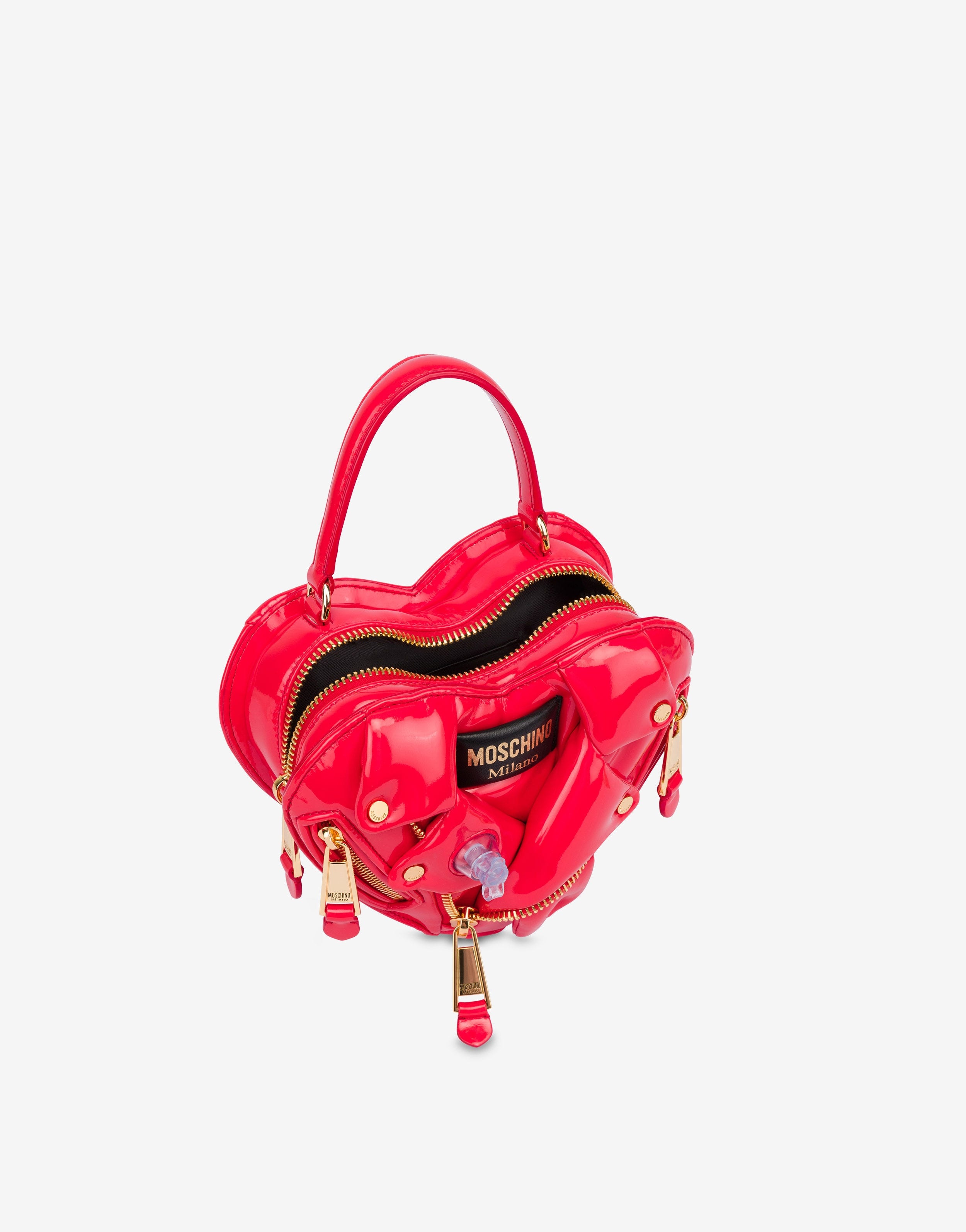 INFLATABLE EFFECT HEART BIKER BAG - 3