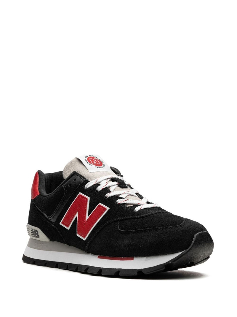 New Balance 574 "Black/Red" sneakers outlook