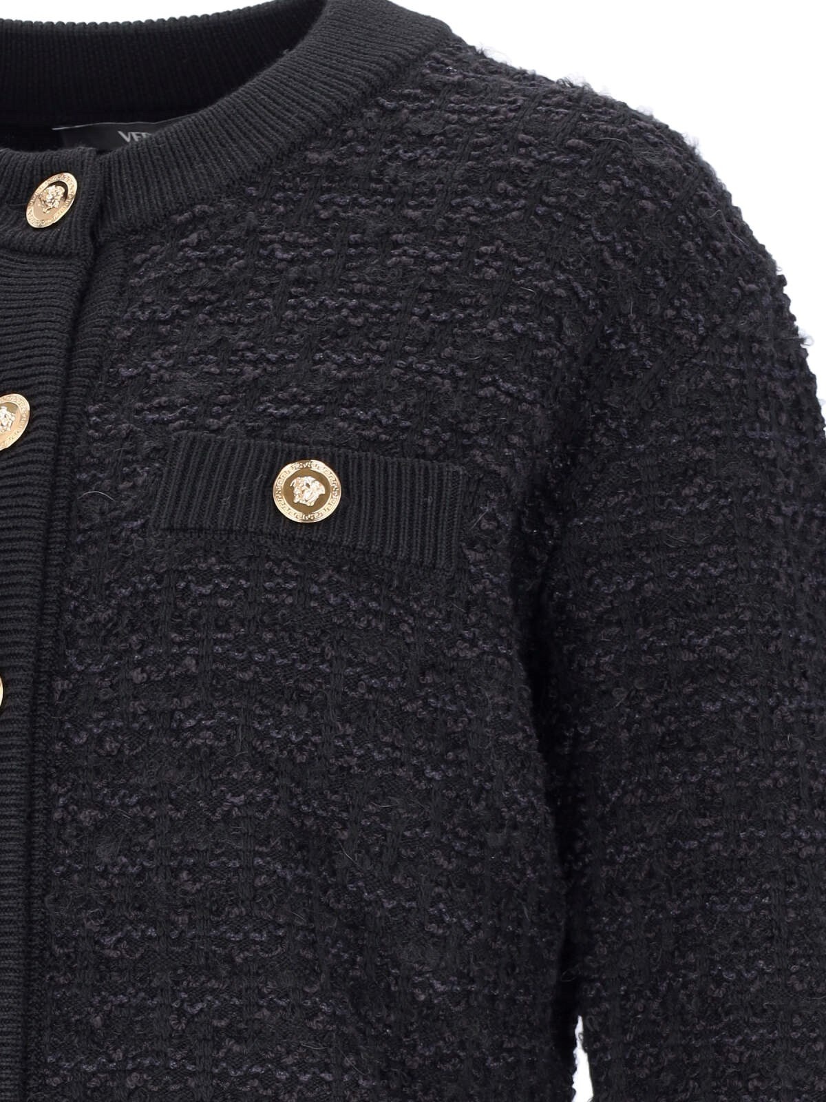 TWEED CROPPED CARDIGAN - 4