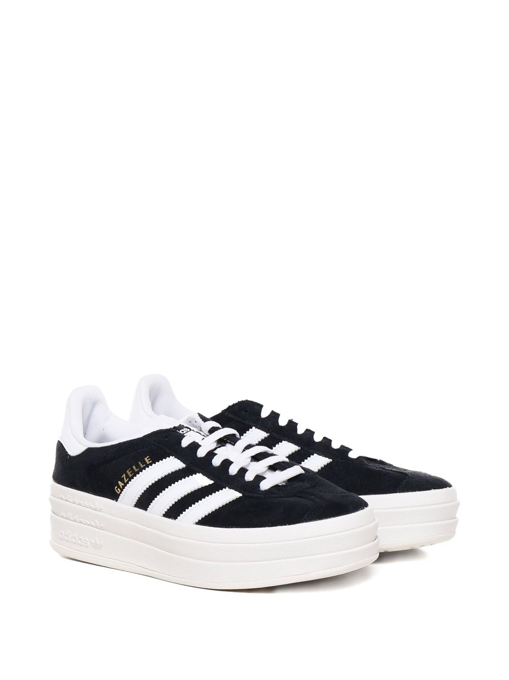 Gazelle three-stripe platform sneakers - 2