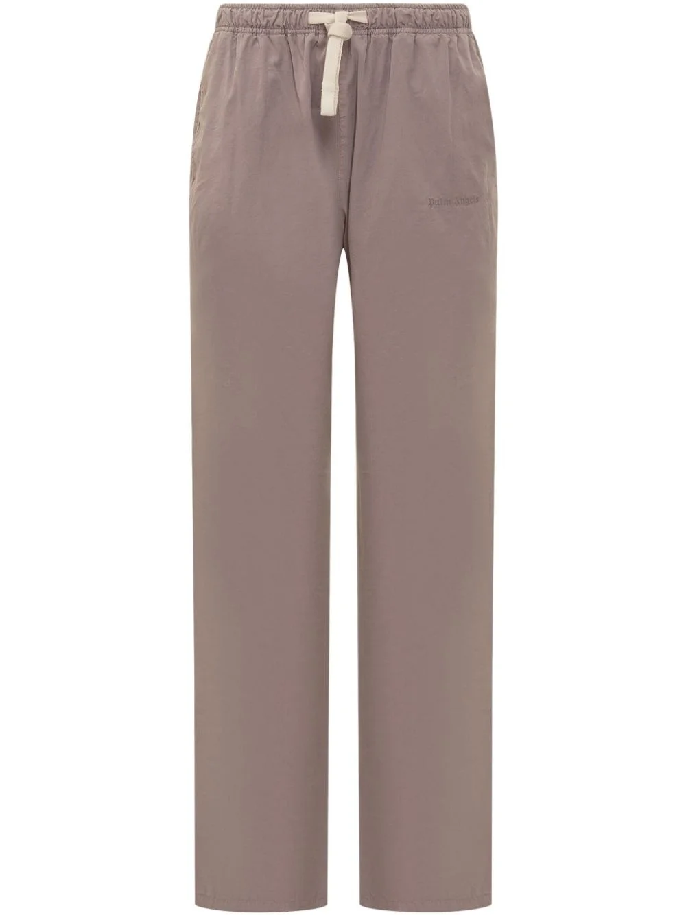 logo-embroidered trousers - 1