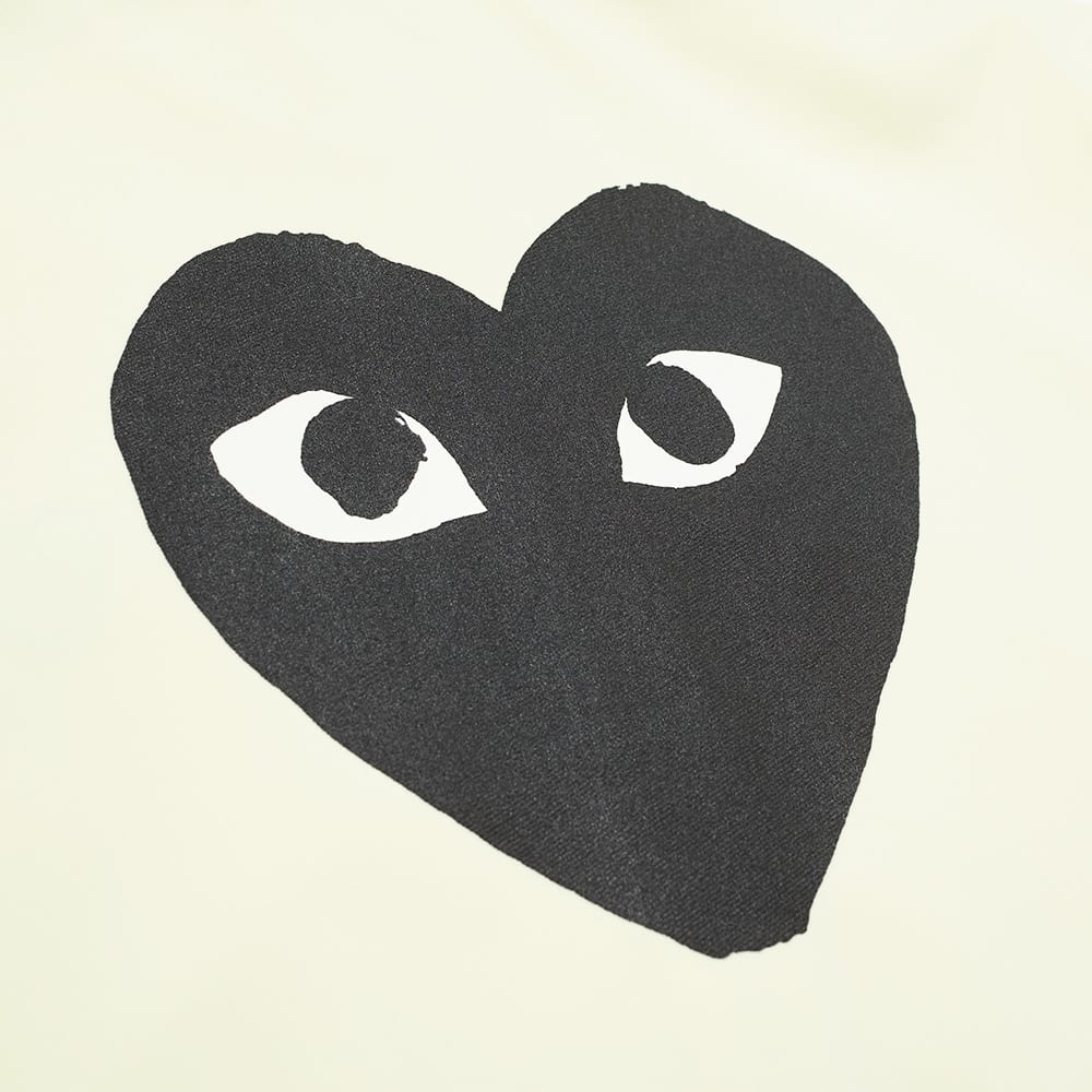 Comme des Garcons Play Black Heart Full Zip Back Print Hoody - 5