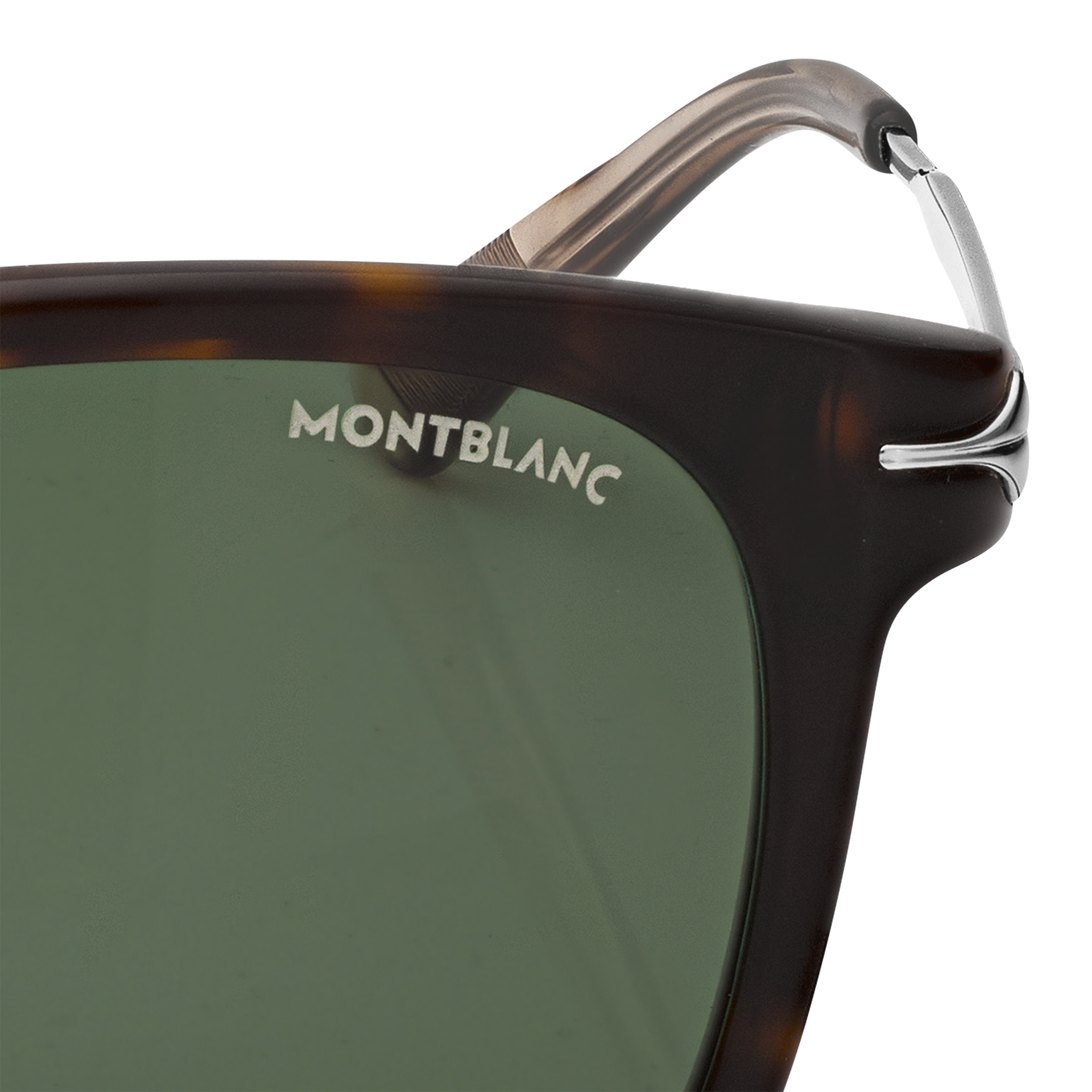 Round Sunglasses with Havana Acetate Frame - 3