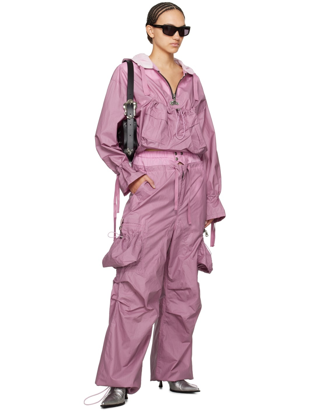 Andersson Bell Pink Balloon Cargo Pants | REVERSIBLE