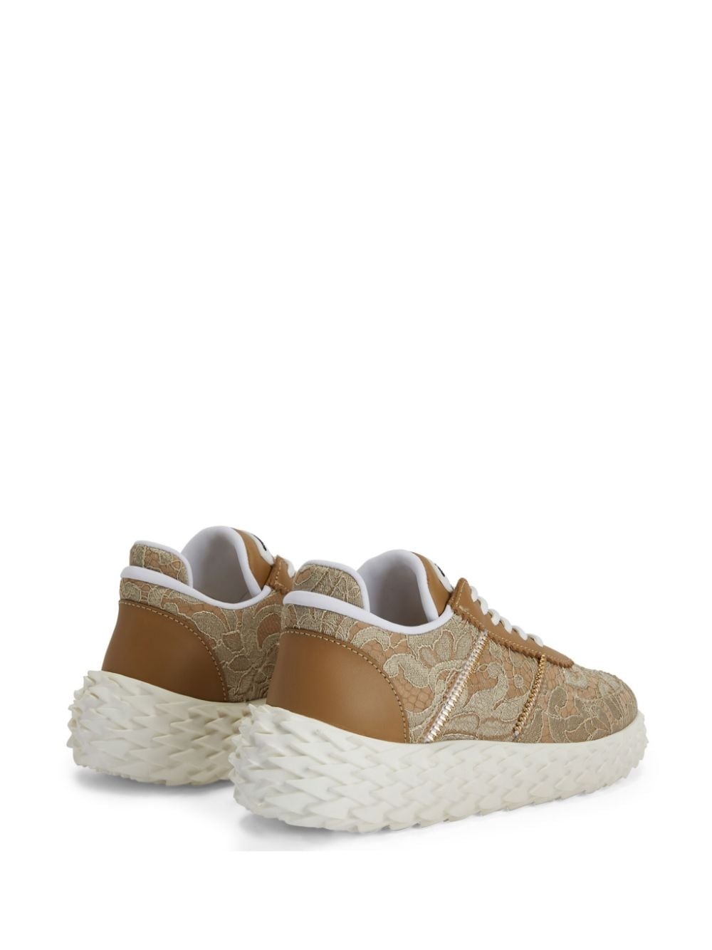 Urchin lace-overlay sneakers - 3