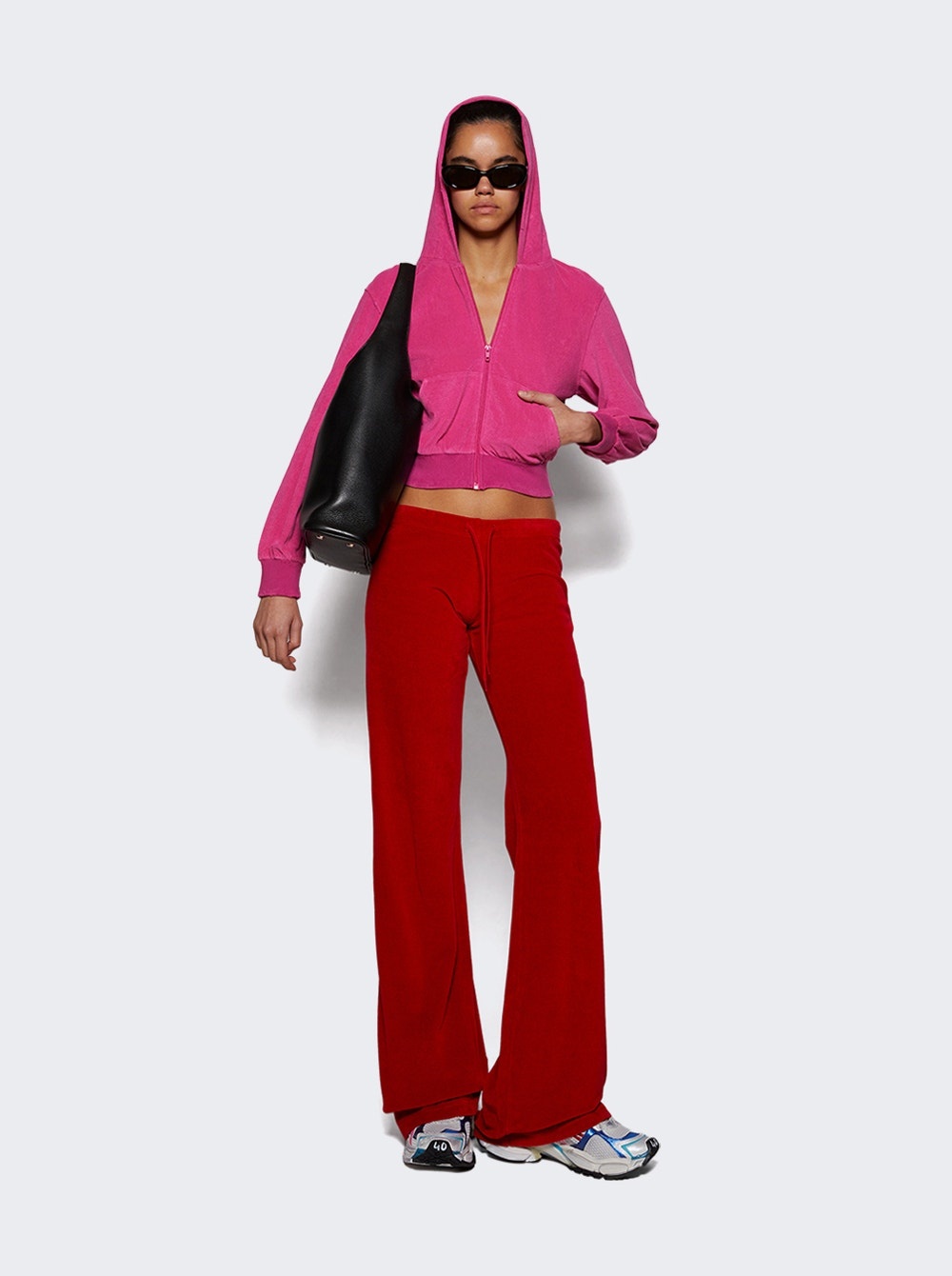 Tracksuit Jacket Dark Pink - 2