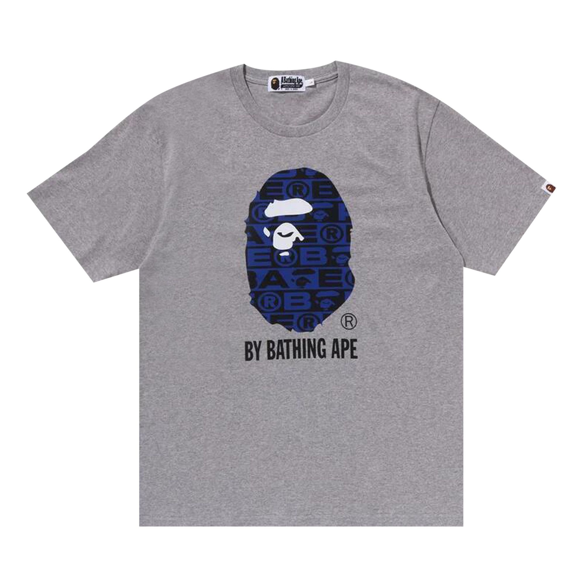 BAPE Lux Sport Pattern By Bathing Ape Tee 'Grey' - 1