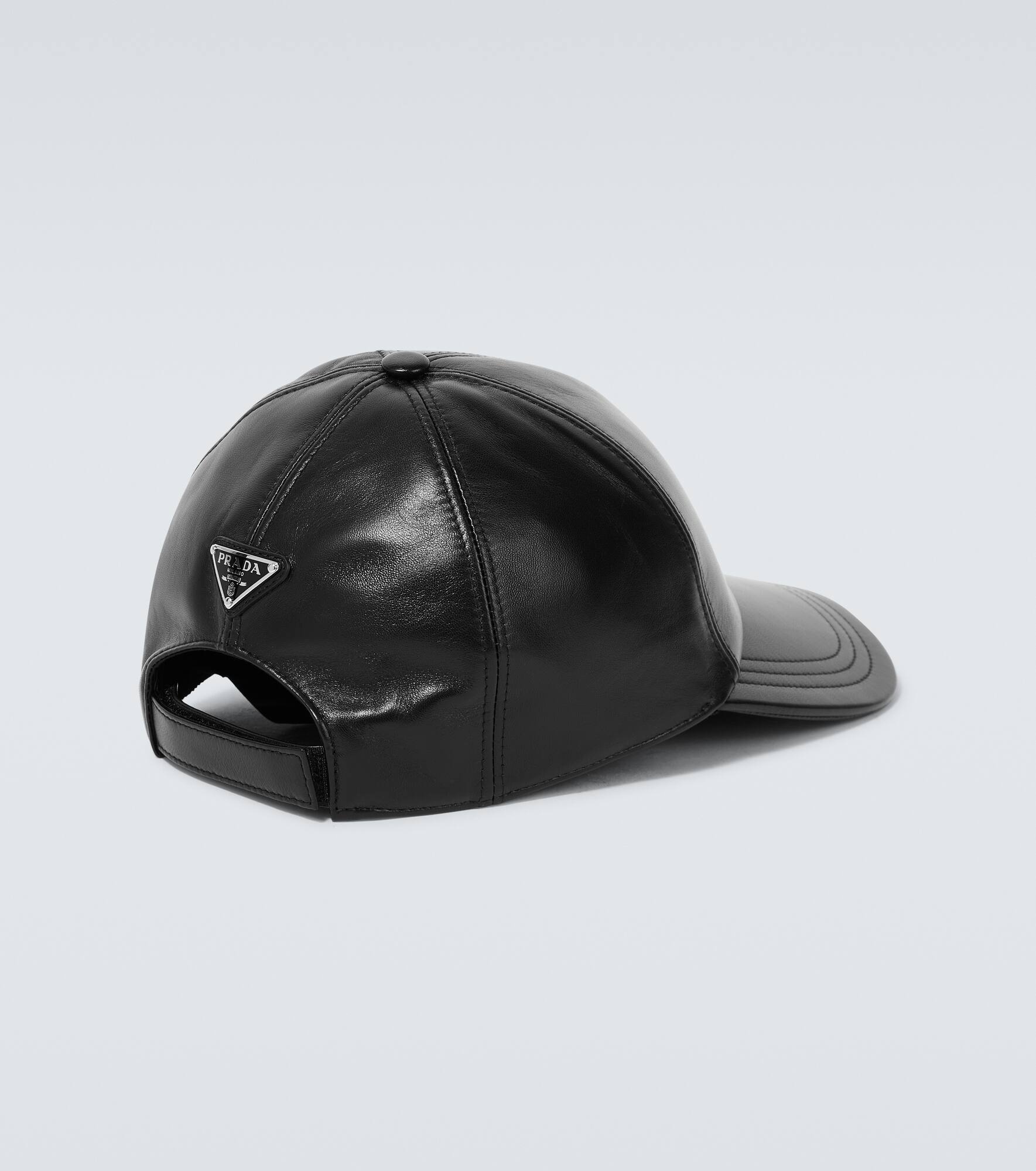 Leather baseball cap - 4