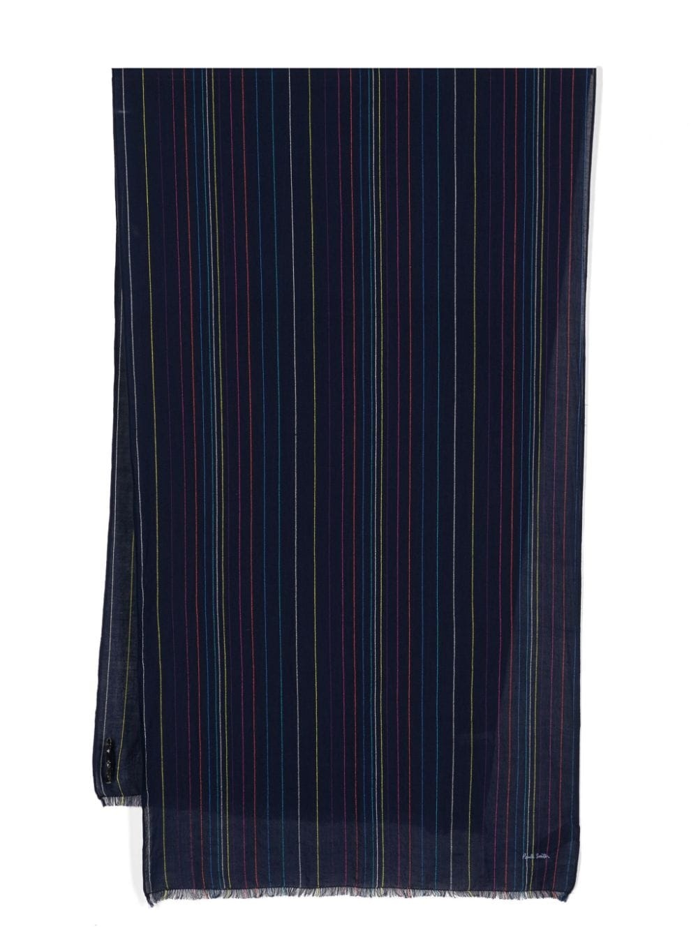 Stitch Stripe cotton scarf - 1