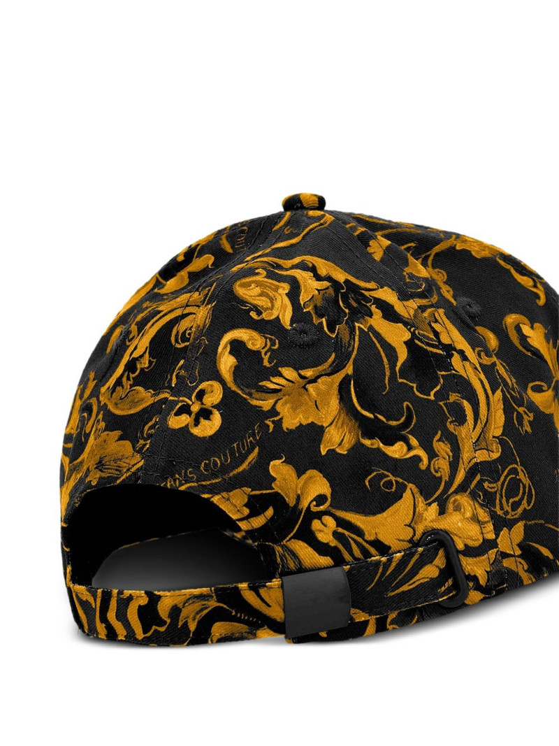 VERSACE JEANS COUTURE baroque-print baseball cap hat outlook
