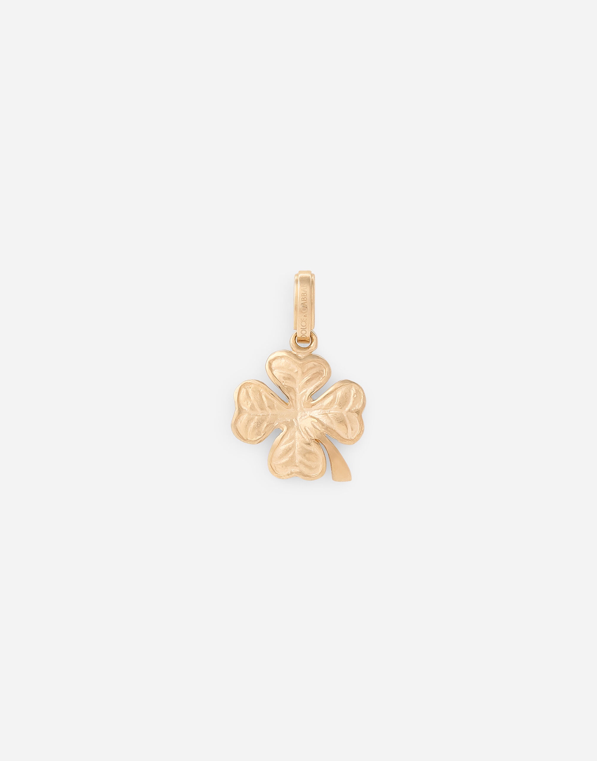 Good Luck yellow gold charm - 1