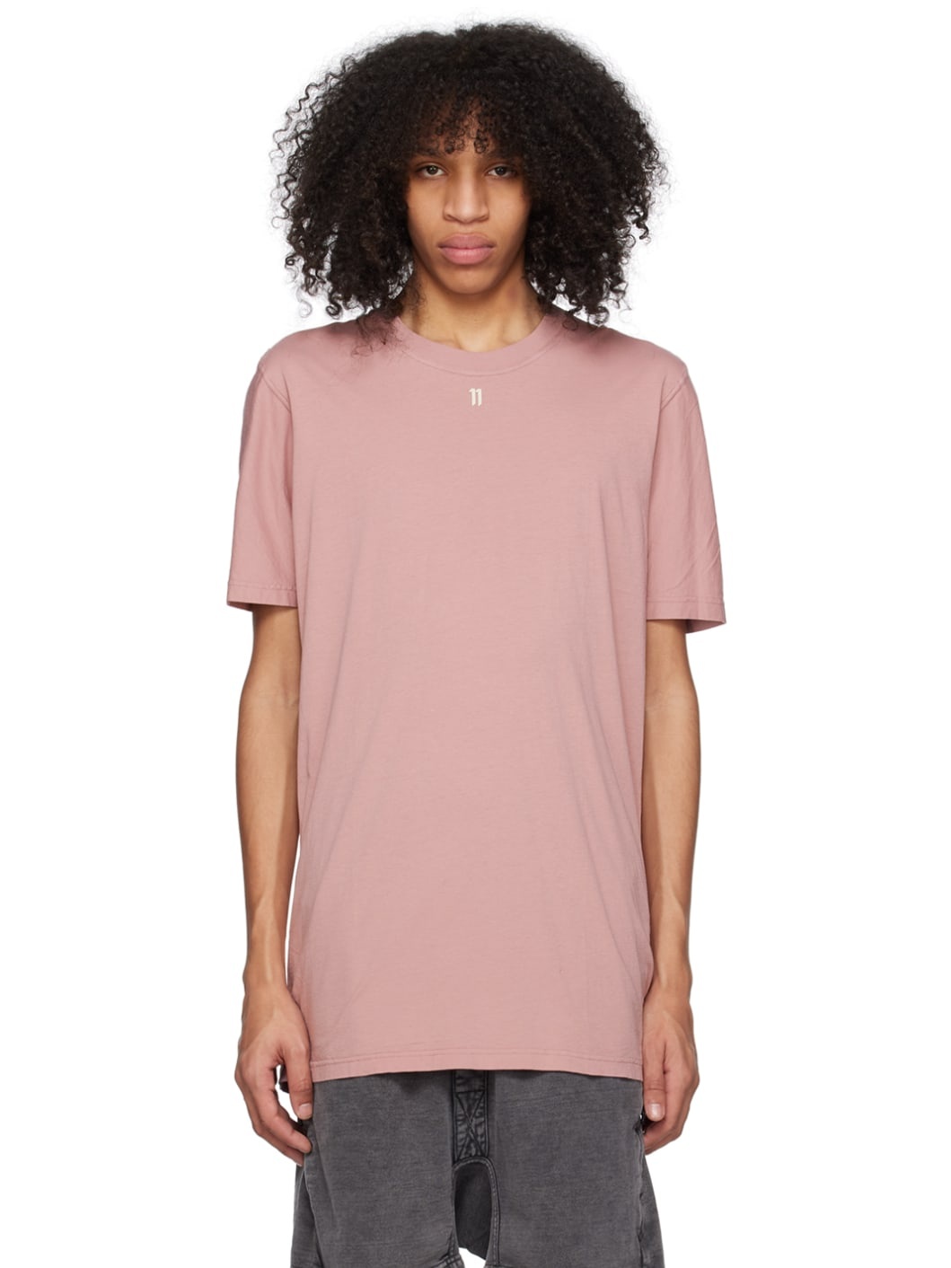 Pink Garment-Dyed T-Shirt - 1