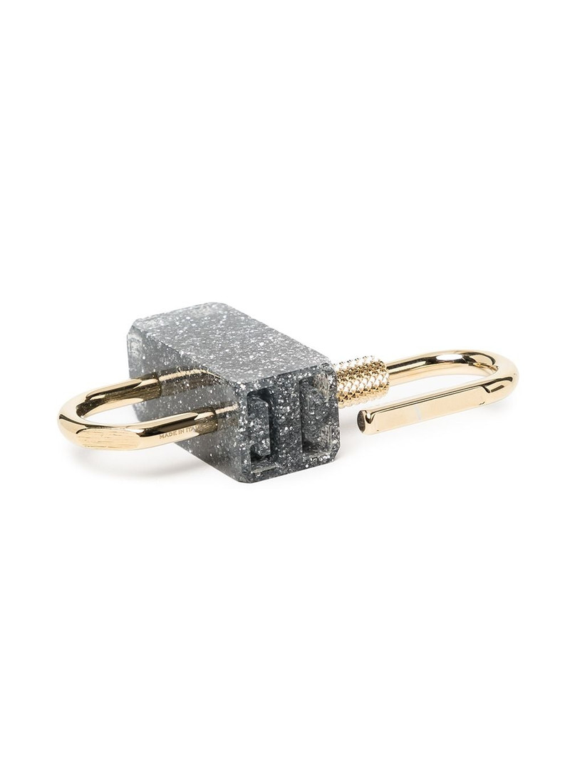 Givenchy two-tone glittered padlock outlook