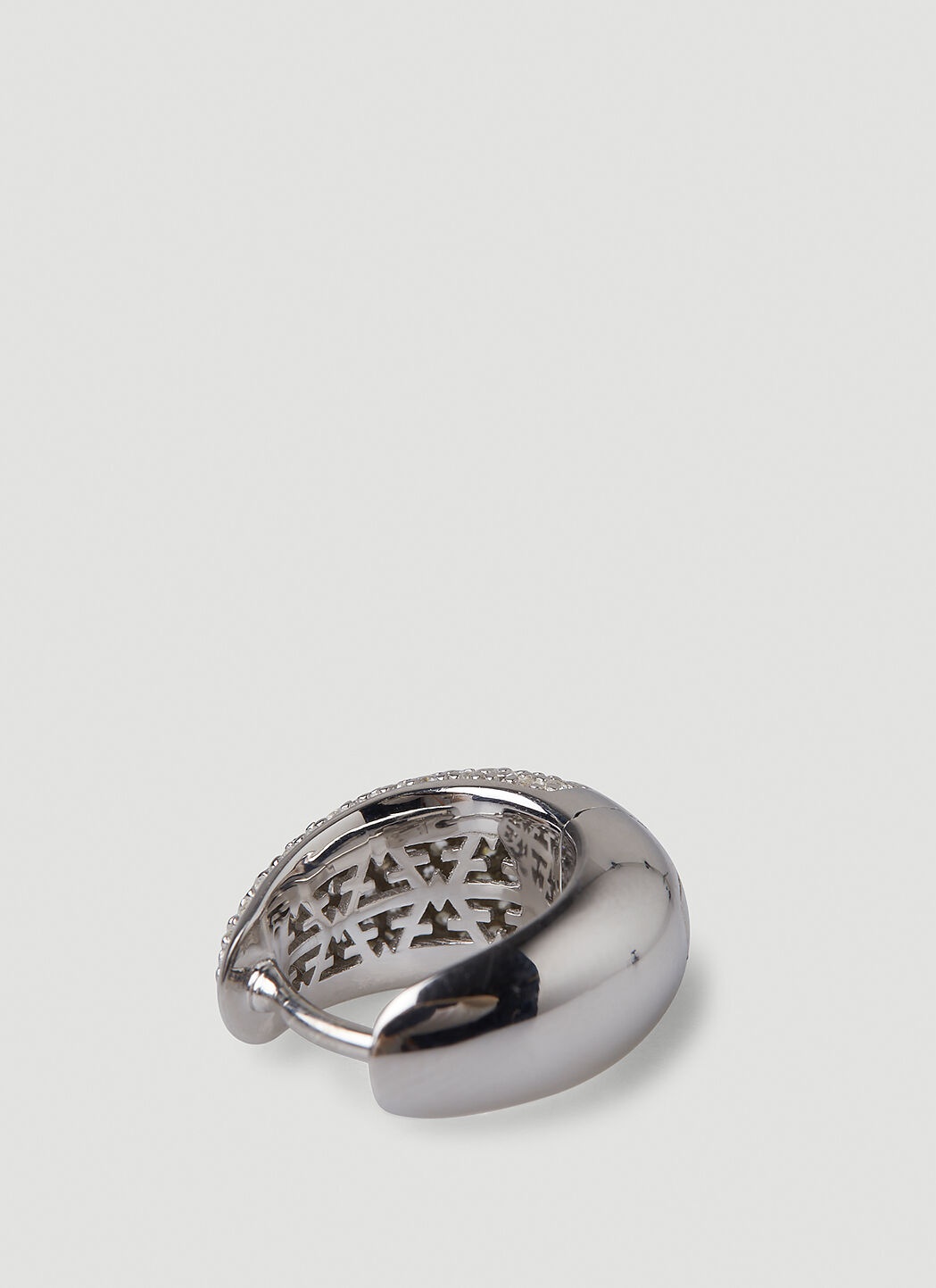 Ice Pavé Small Hoop Earrings - 3