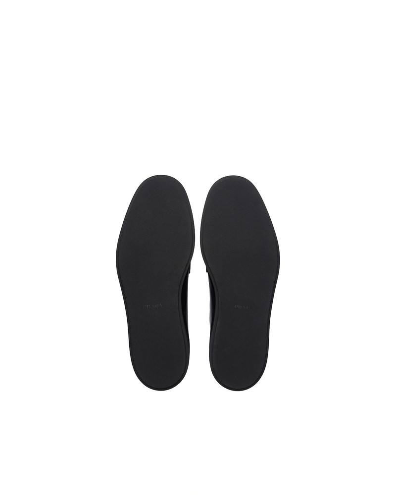 Brushed leather derby shoes 6