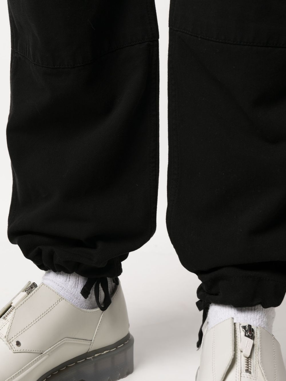 straight-leg cut cargo trousers - 5