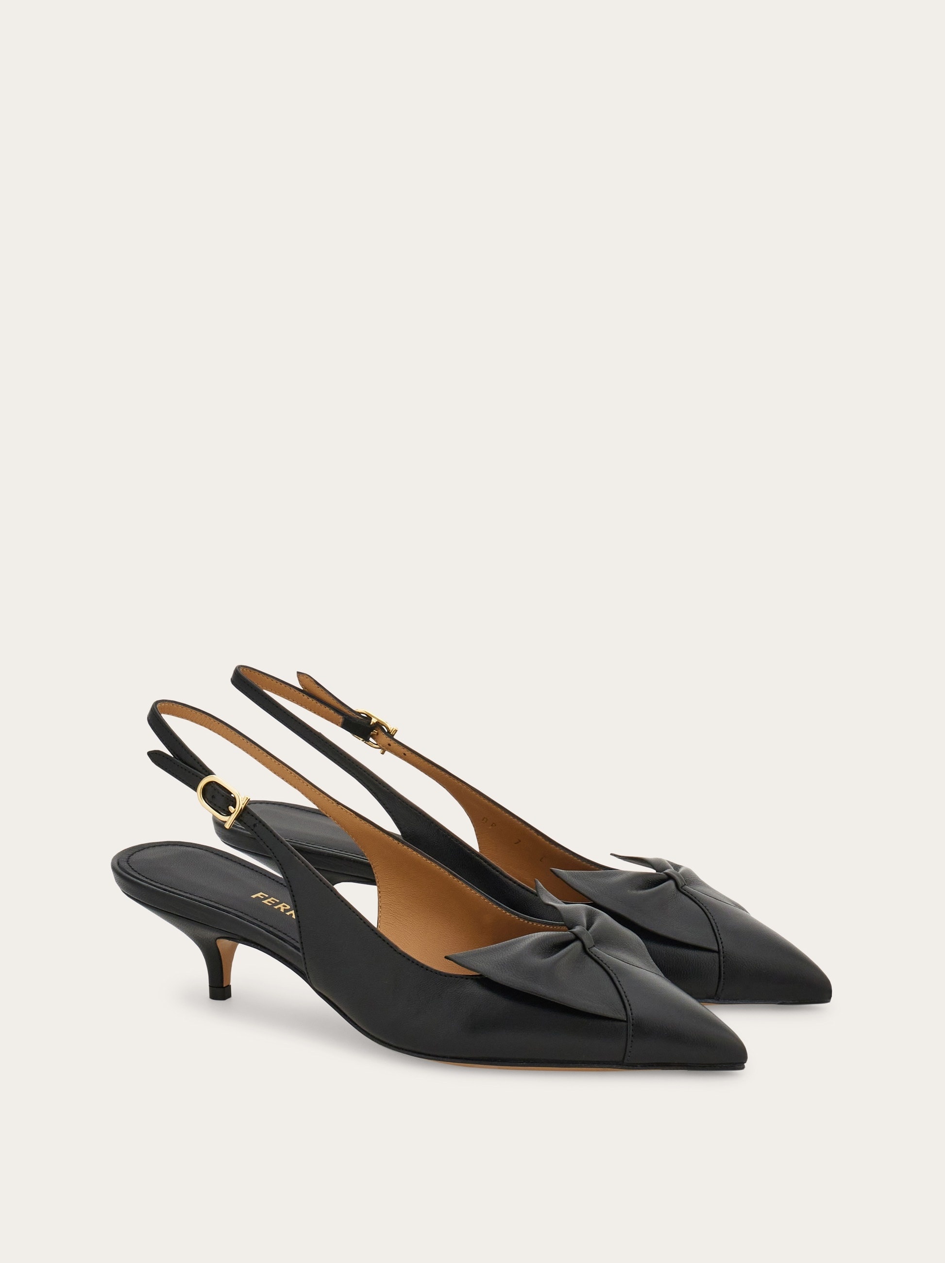Bow slingback pump - 5