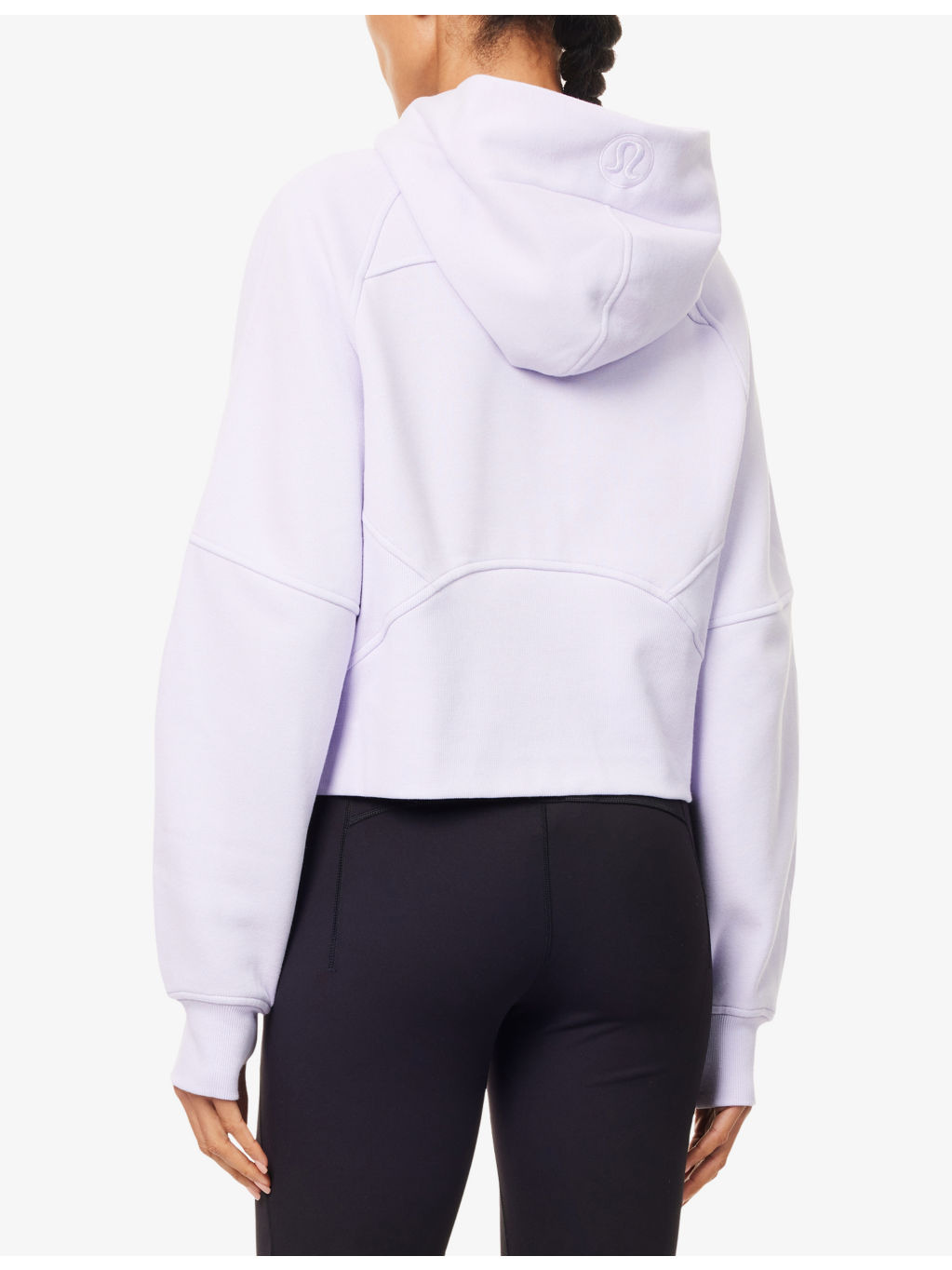 Half-Zip Embroidered-Logo Cotton-Blend Hoody - 4