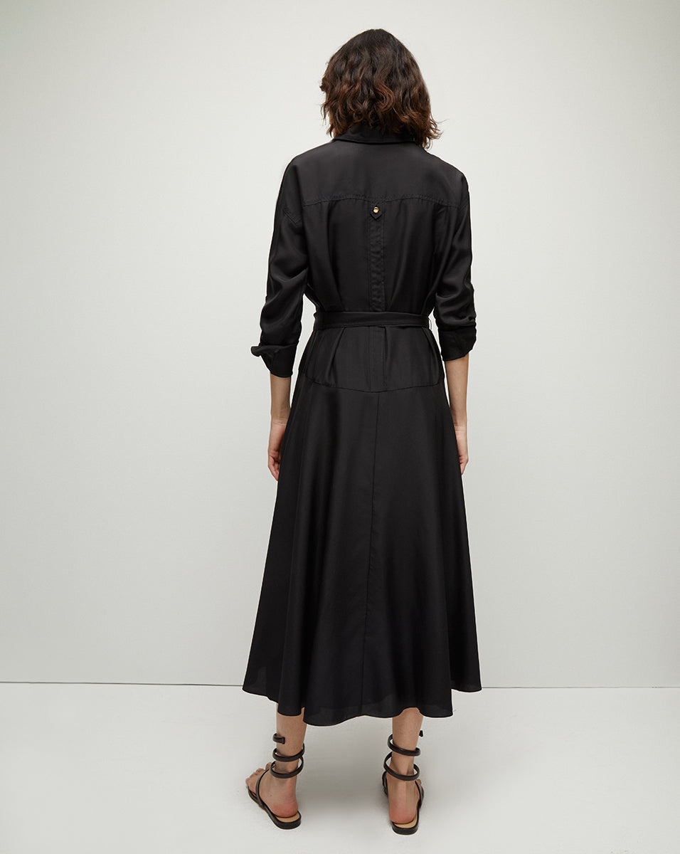 CAMILLE SILK SHIRTDRESS - 6