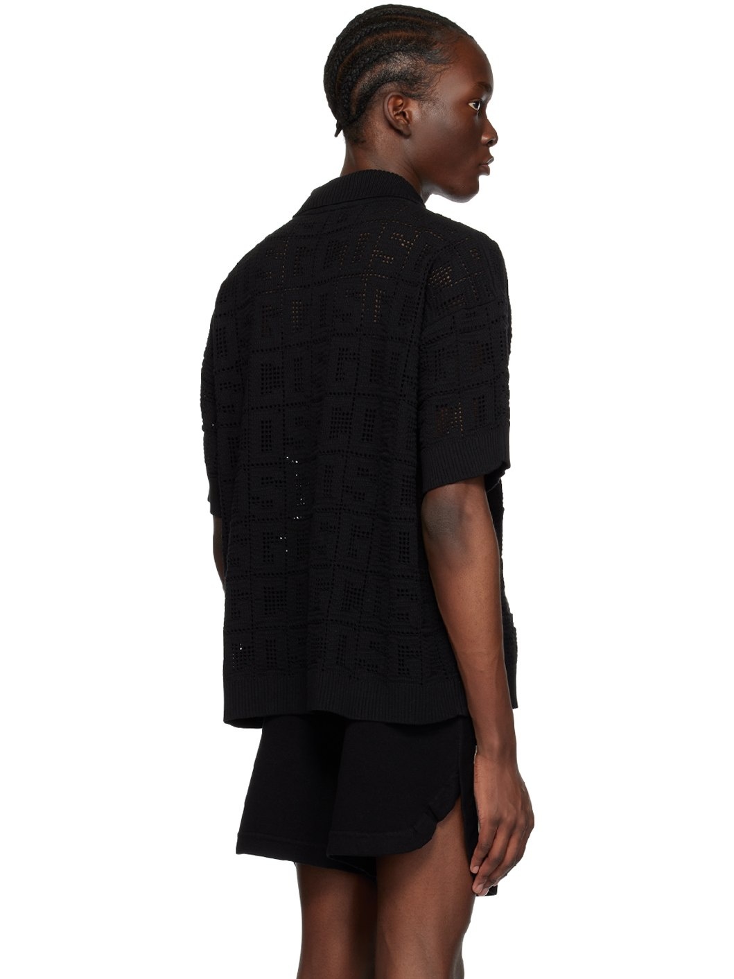 Black Monogram Polo - 3