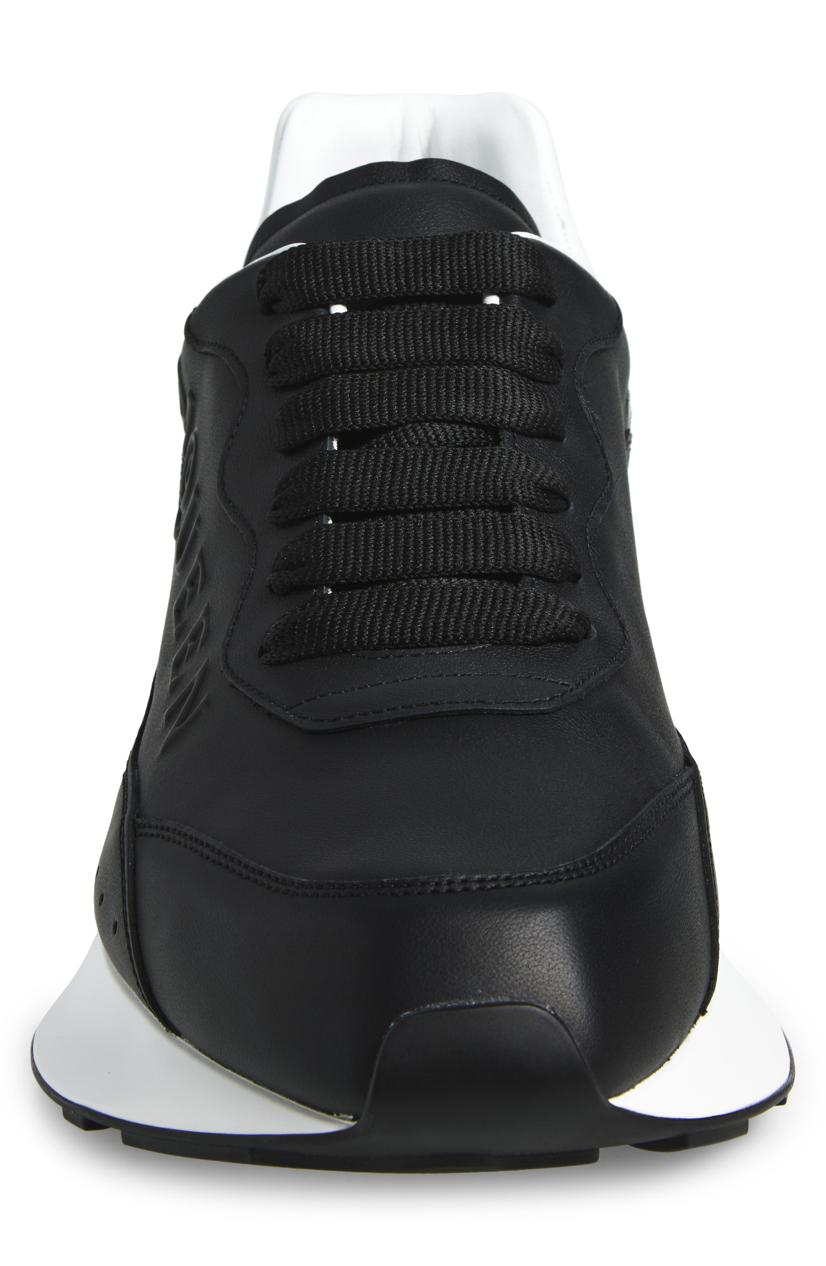 McQueen Sprint Runner Sneaker in Black/White at Nordstrom - 4