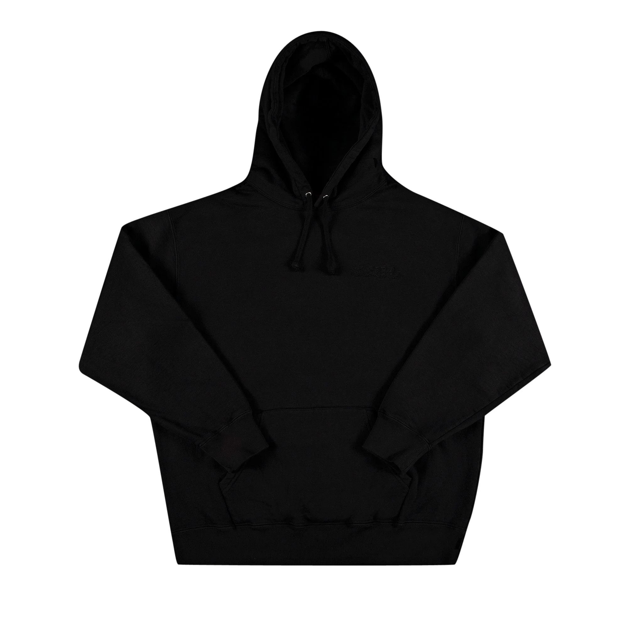 Supreme x Smurfs Hooded Sweatshirt 'Black' - 1