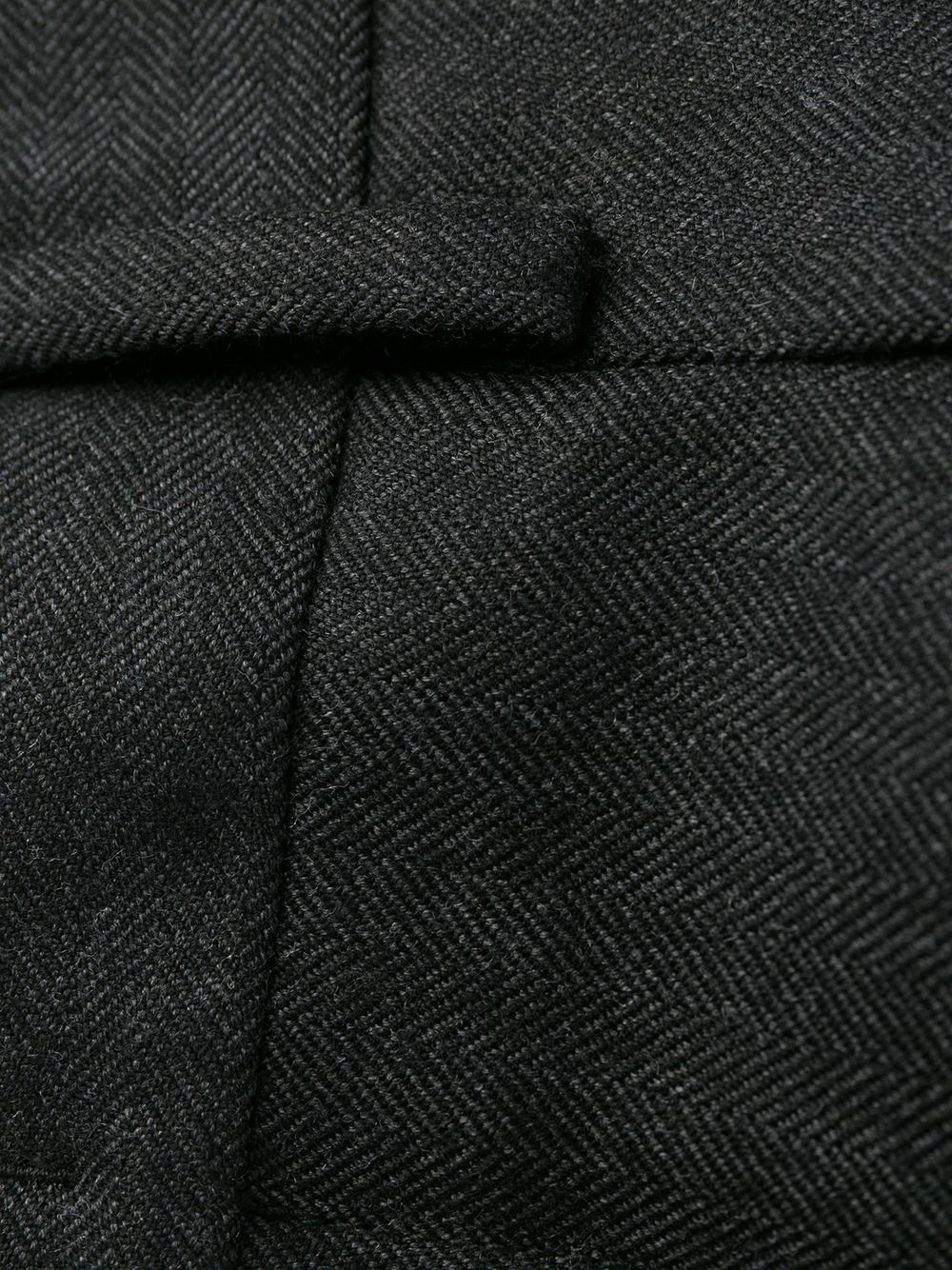 straight leg tailored trousers - 7