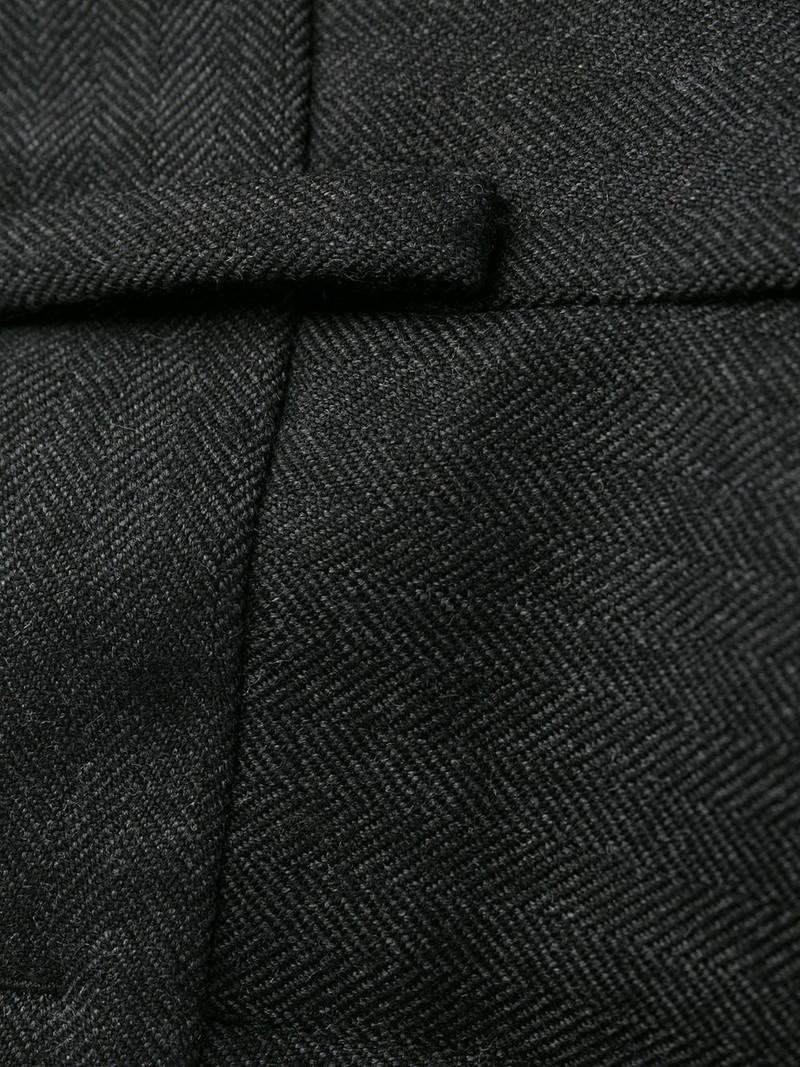 straight leg tailored trousers 7