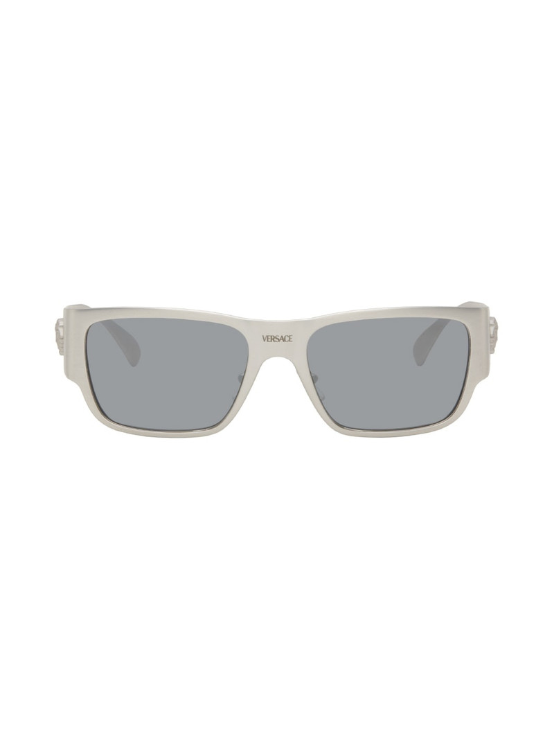 Silver Rectangular Sunglasses 1