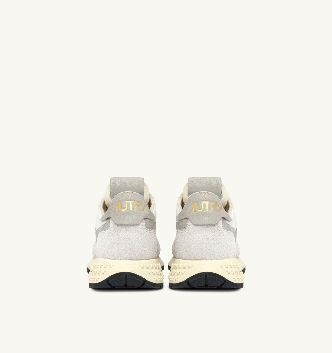 REELWIND LOW SNEAKERS IN BEIGE NYLON AND SUEDE - 3