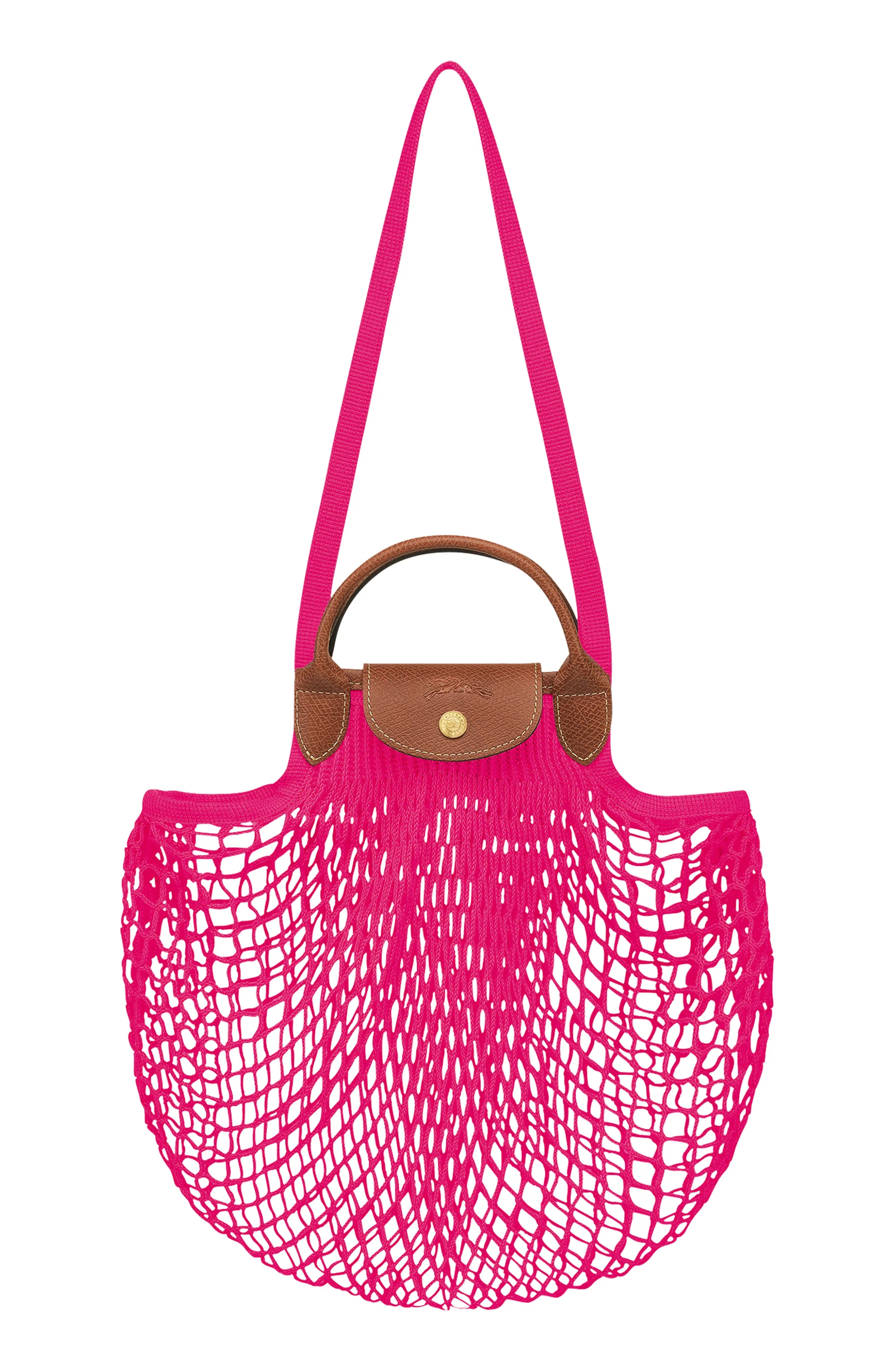 Le Pliage Filet Knit Shoulder Bag - 1