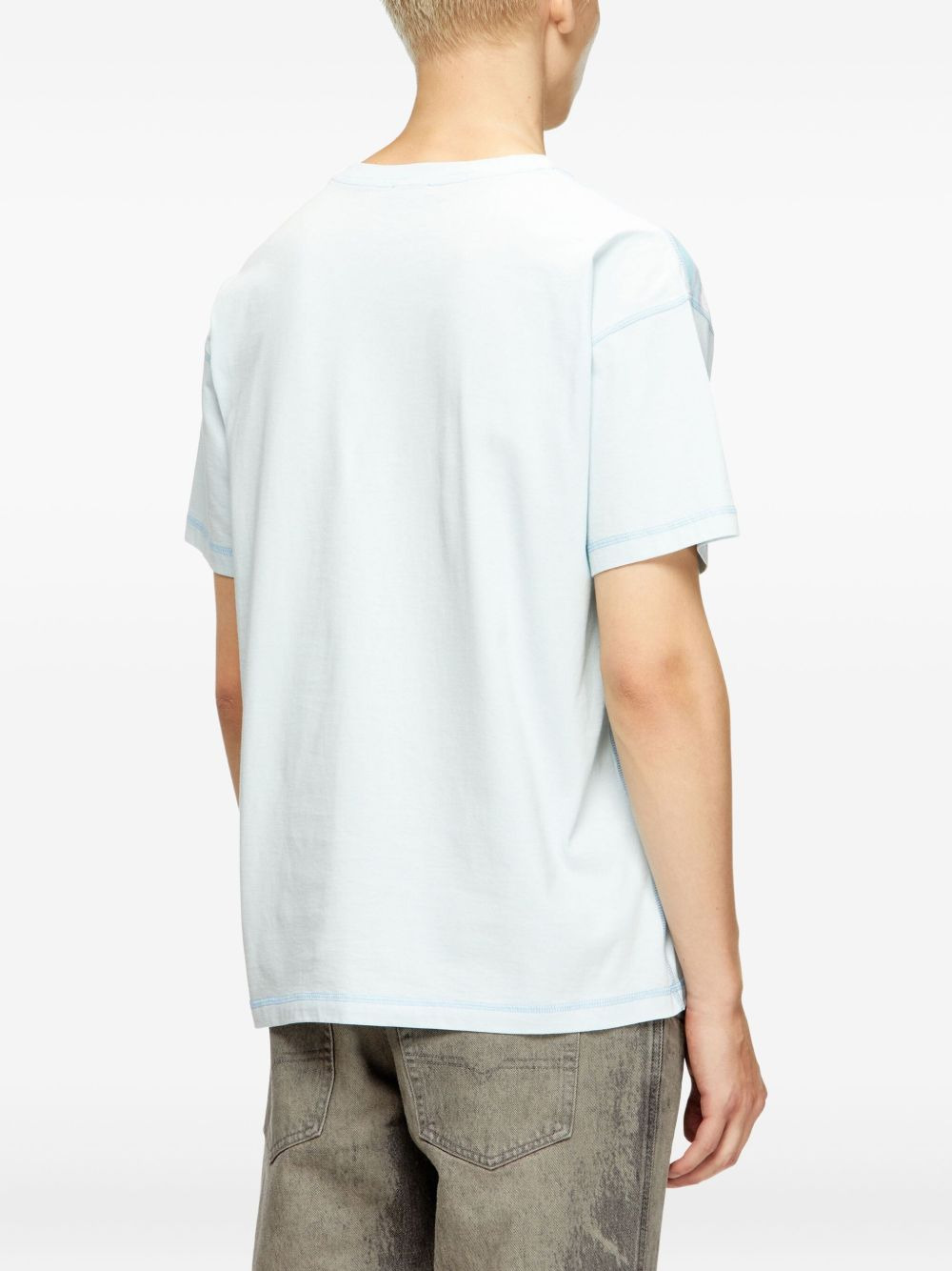 faded-graphic cotton T-shirt - 4