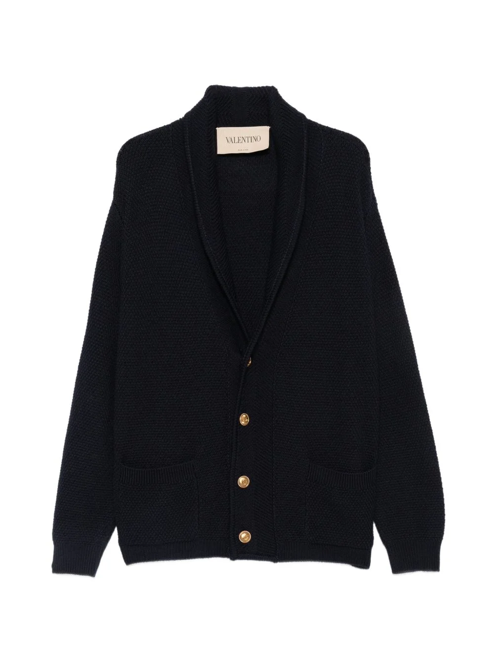 shawl-collar cardigan - 1