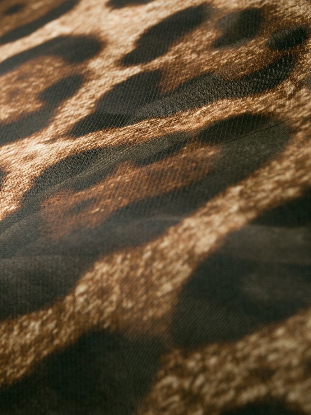 leopard print blouse - 6