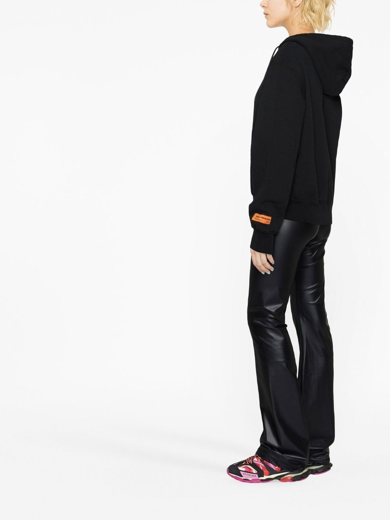 photograph-print drawstring hoodie 3