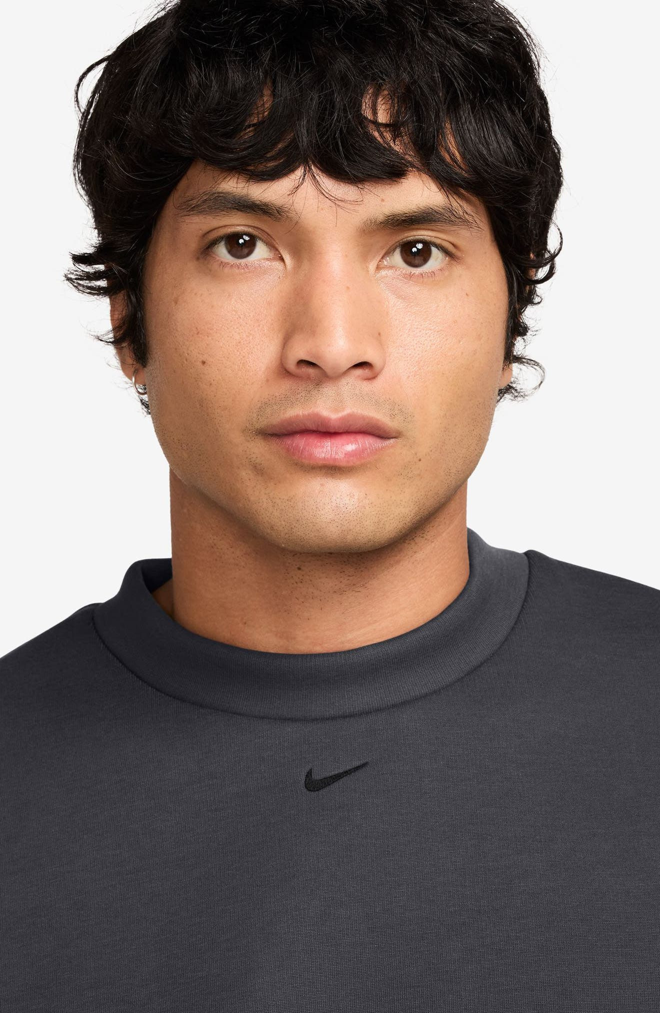 Nike Tech Fleece Sweatshirt in Anthracite/Black at Nordstrom - 3