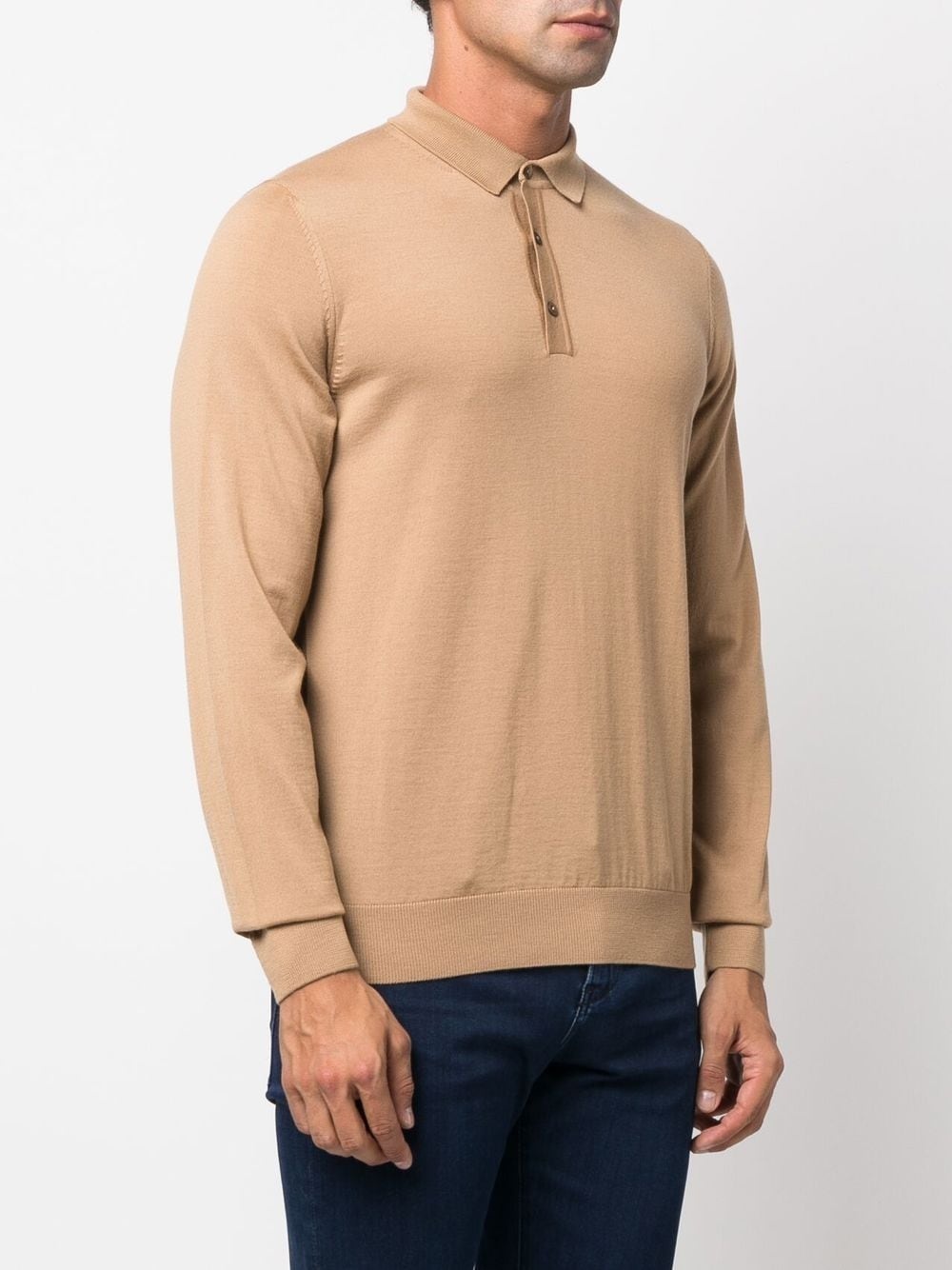 long-sleeve polo shirt - 3