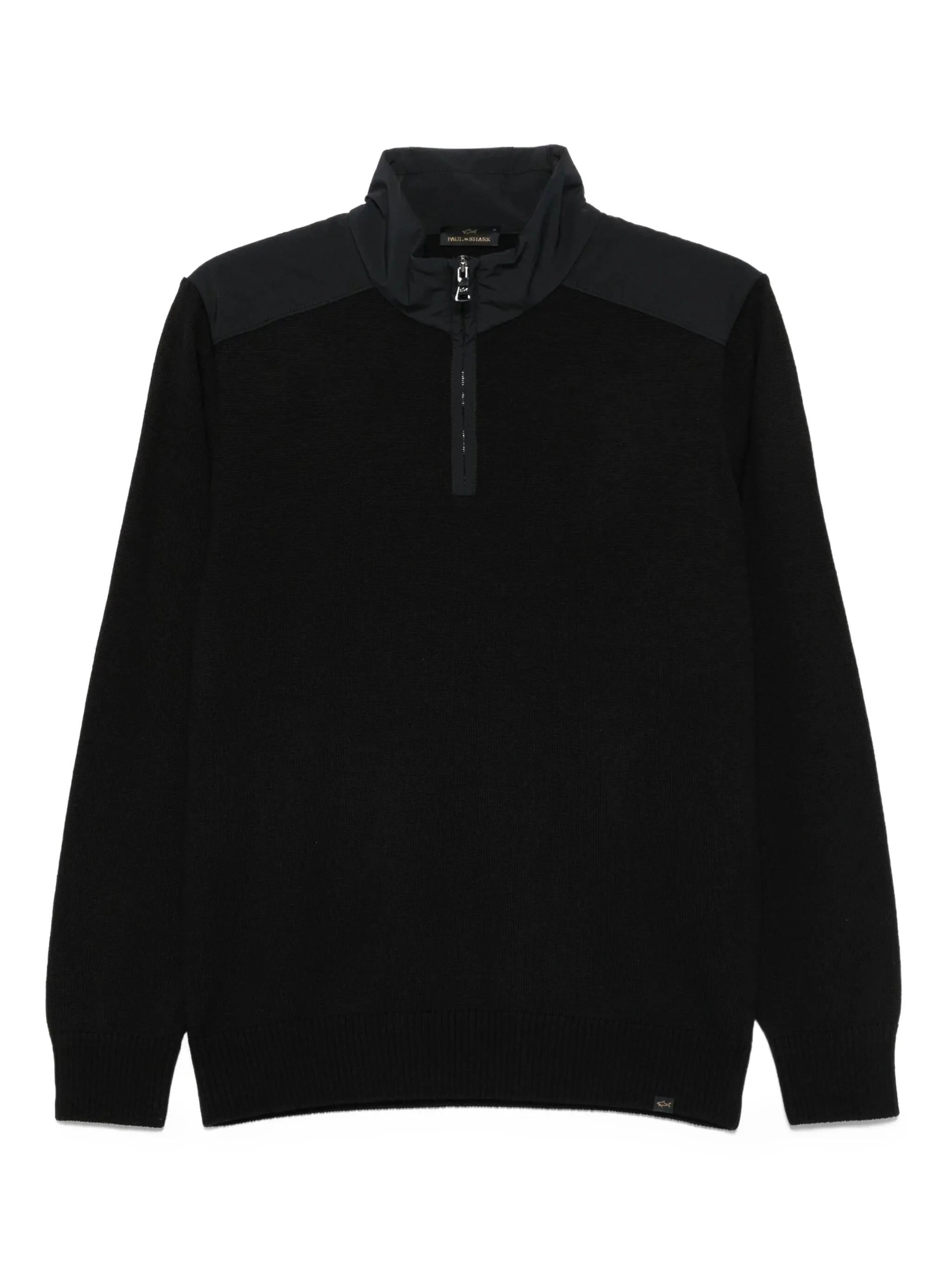 Paul & Shark High-neck Wool Half-zip Sweater - 1