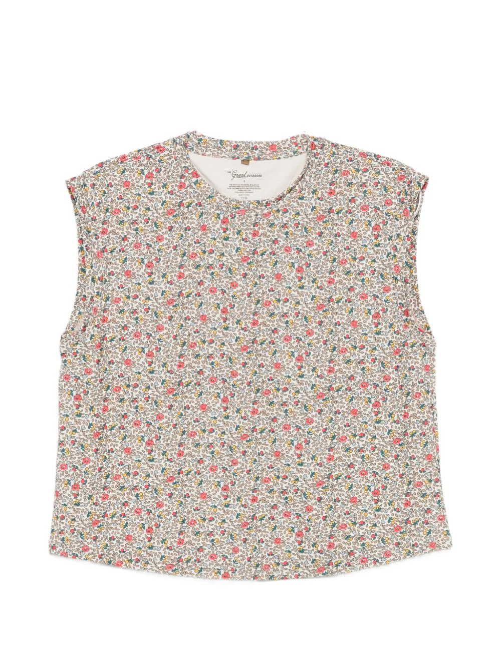 floral-print tank top - 1