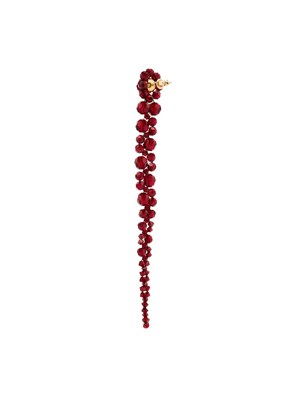 crystal-embellished drop earrings - 4