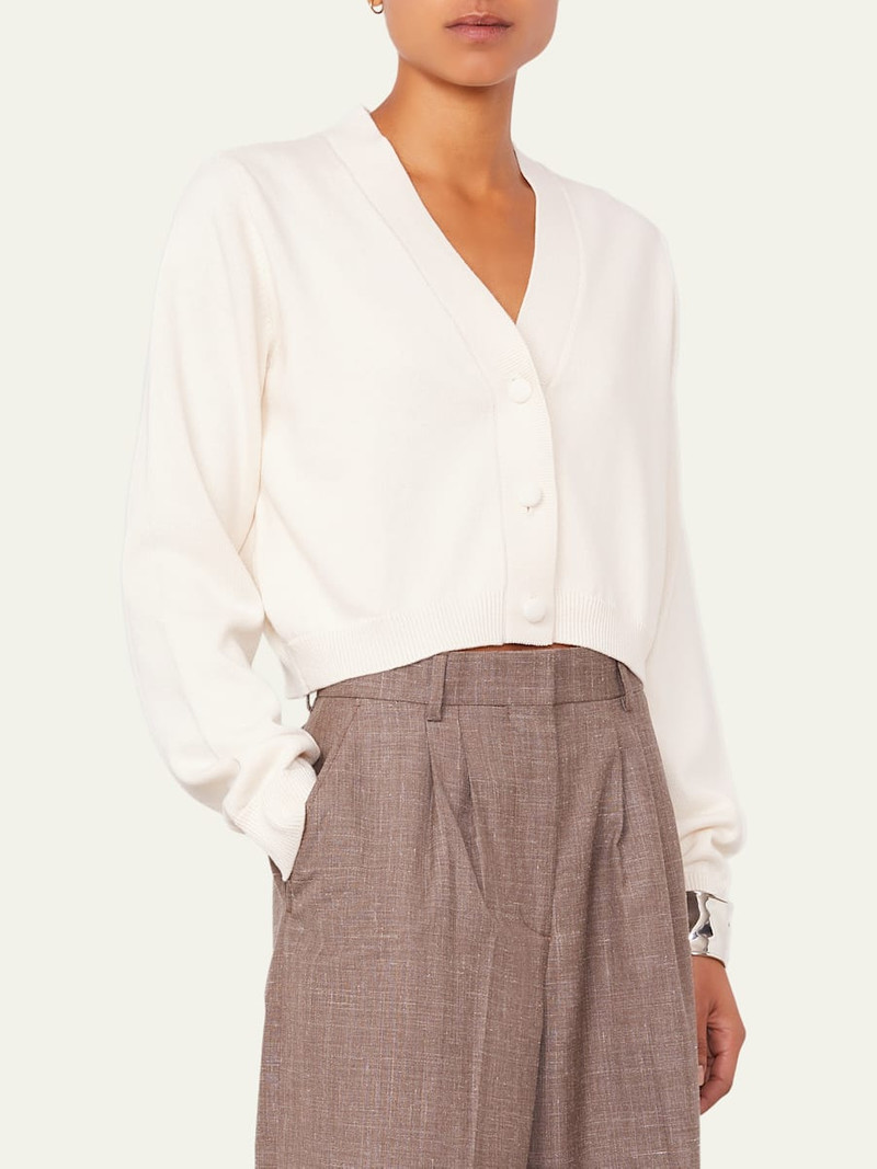 Serena Cotton Cashmere Knit Cardigan 4