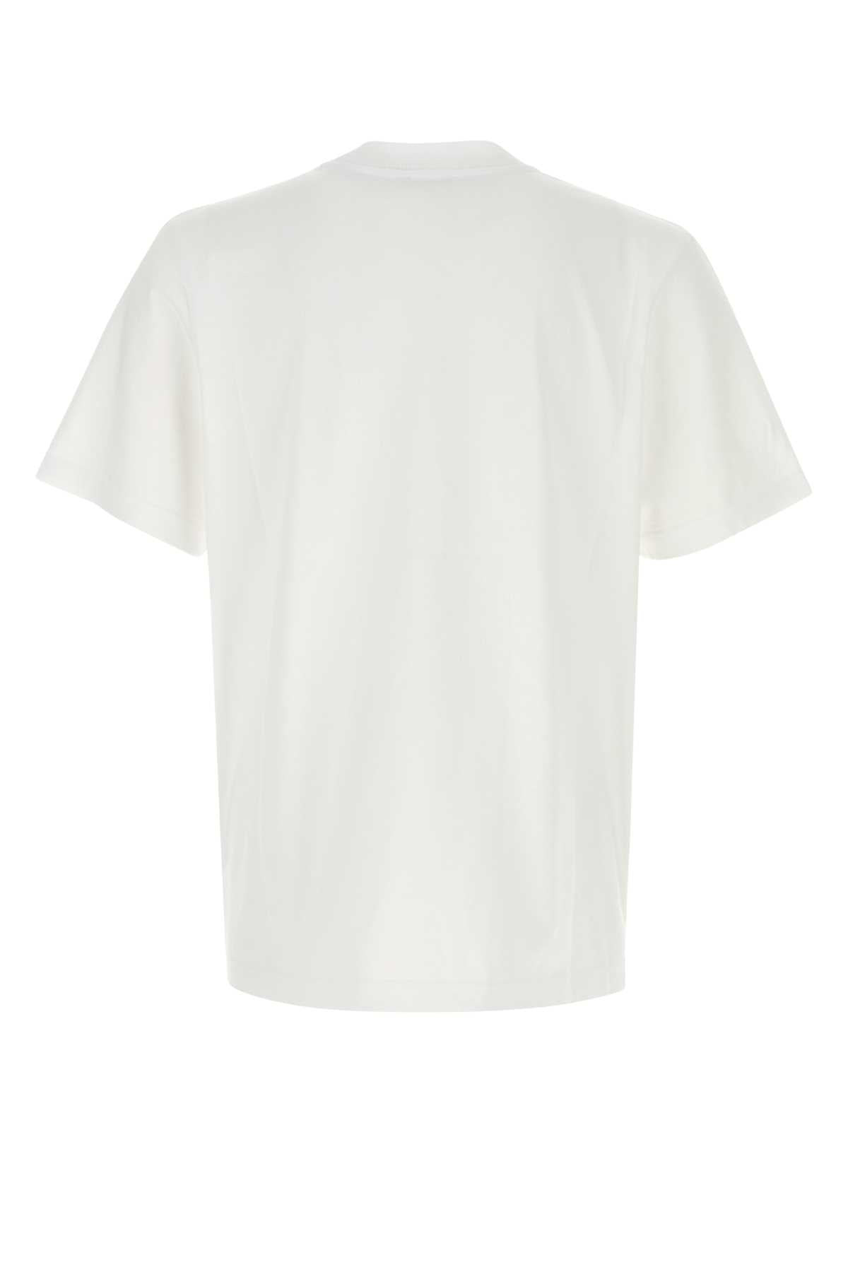 Casablanca Men White Cotton T-Shirt - 2