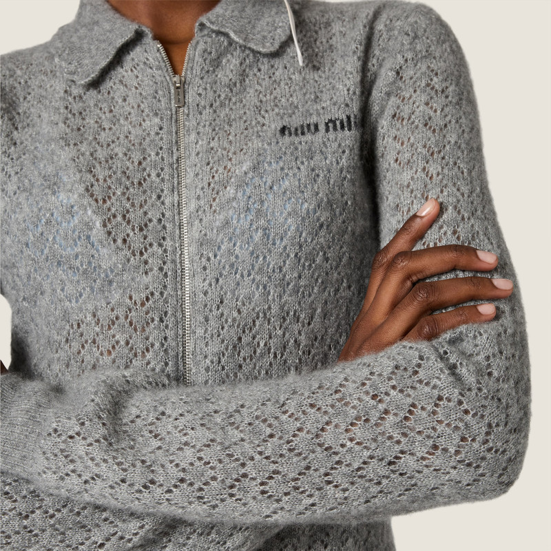 Cashmere and silk cardigan 4