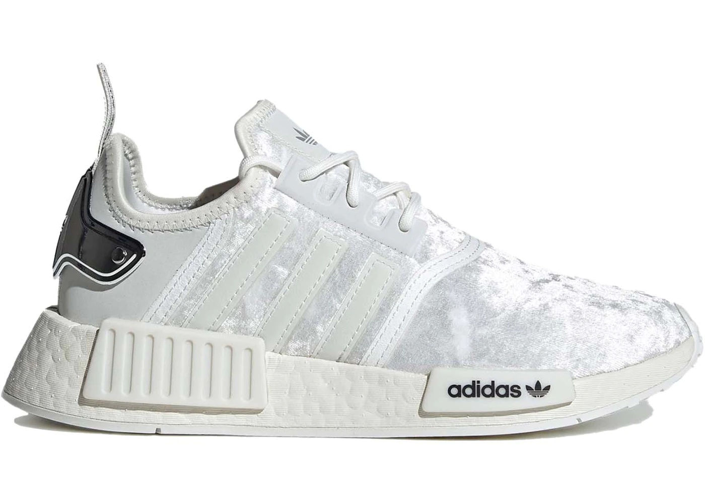 adidas NMD R1 Velour White Silver (W) - 1