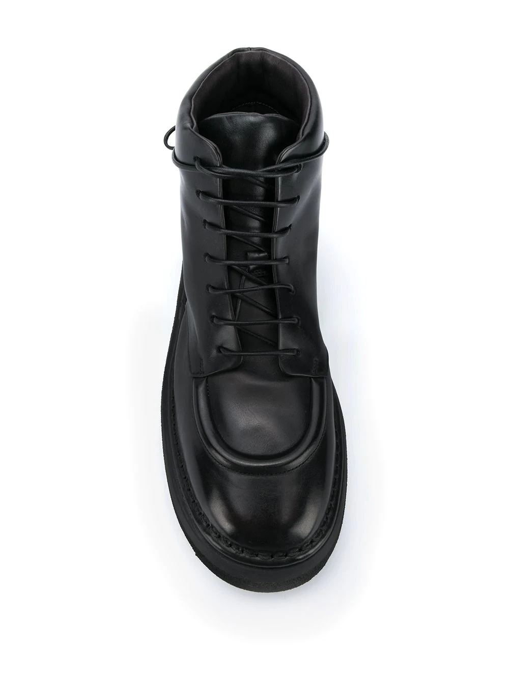 chunky sole lace-up boots - 4