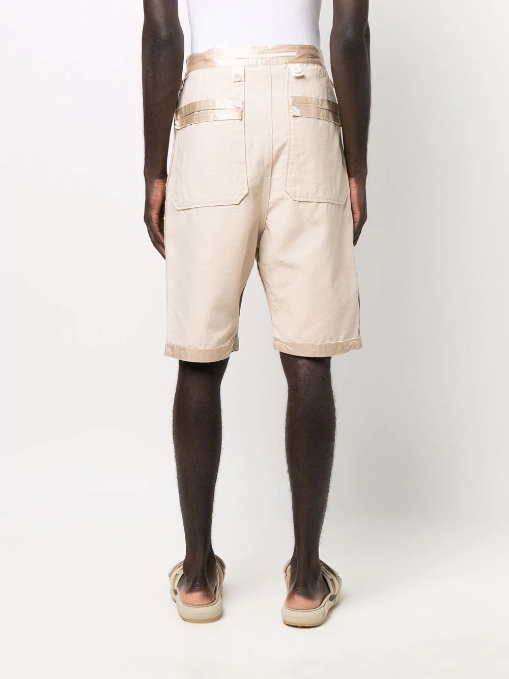 knee-length chino shorts - 4