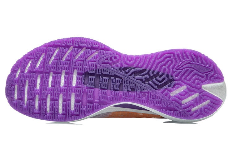 (WMNS) Li-Ning Essential 'White Orange Purple' ARHR122-7 - 5