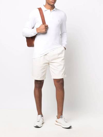 Brunello Cucinelli drawstring cotton shorts outlook